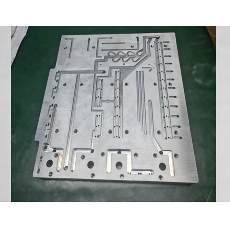 

Custom CNC Machined Aluminum Hydraulic Manifold Block Precision Milled Fluid Distribution Plate for Industrial Hydraulic Systems