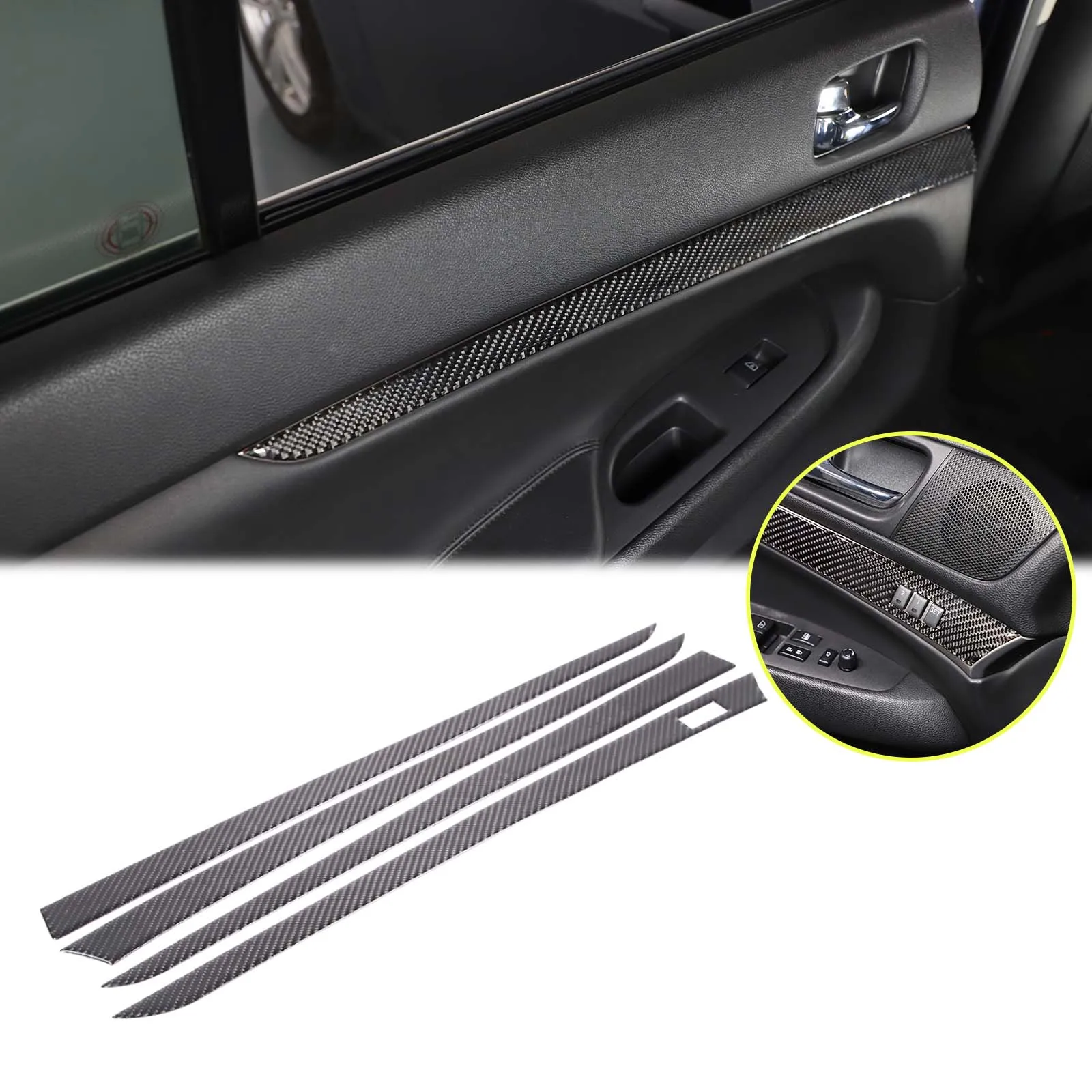 2007-2013-インフィニティ-g25-g35-g37-ソフトカーボンファイバー車のインナードアトリムストリップアンチスクラッチパネルトリムステッカーカーアクセサリー