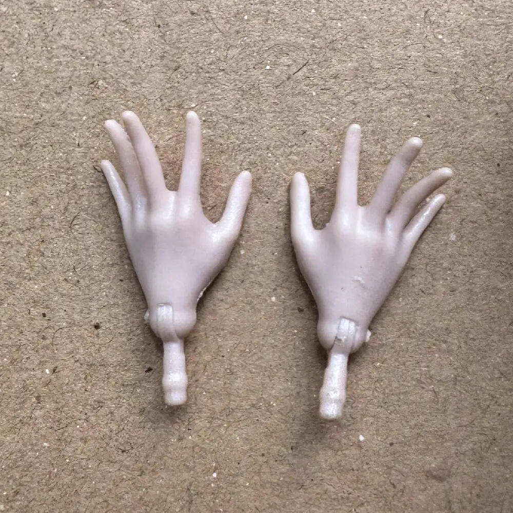 Neue Original Monster Puppe Ersatz Hände Und Arme Schwarz Braun Lila Rosa Haut Ton Lange Nägel Spielzeug DIY Zubehör – Detail 4