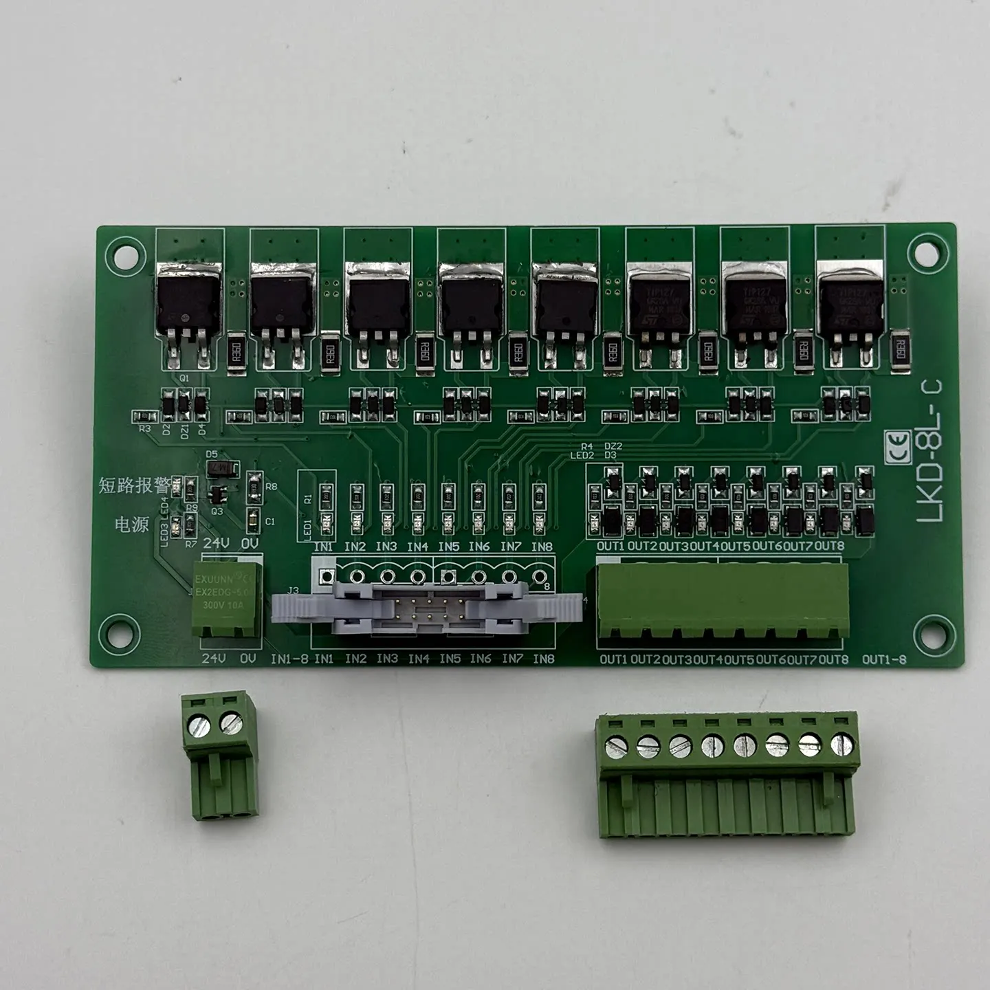 PLC for the 8-channel Negative Input and Positive Output Amplification Board of the LCK-026/LCK-8L-C Die-casting Machine