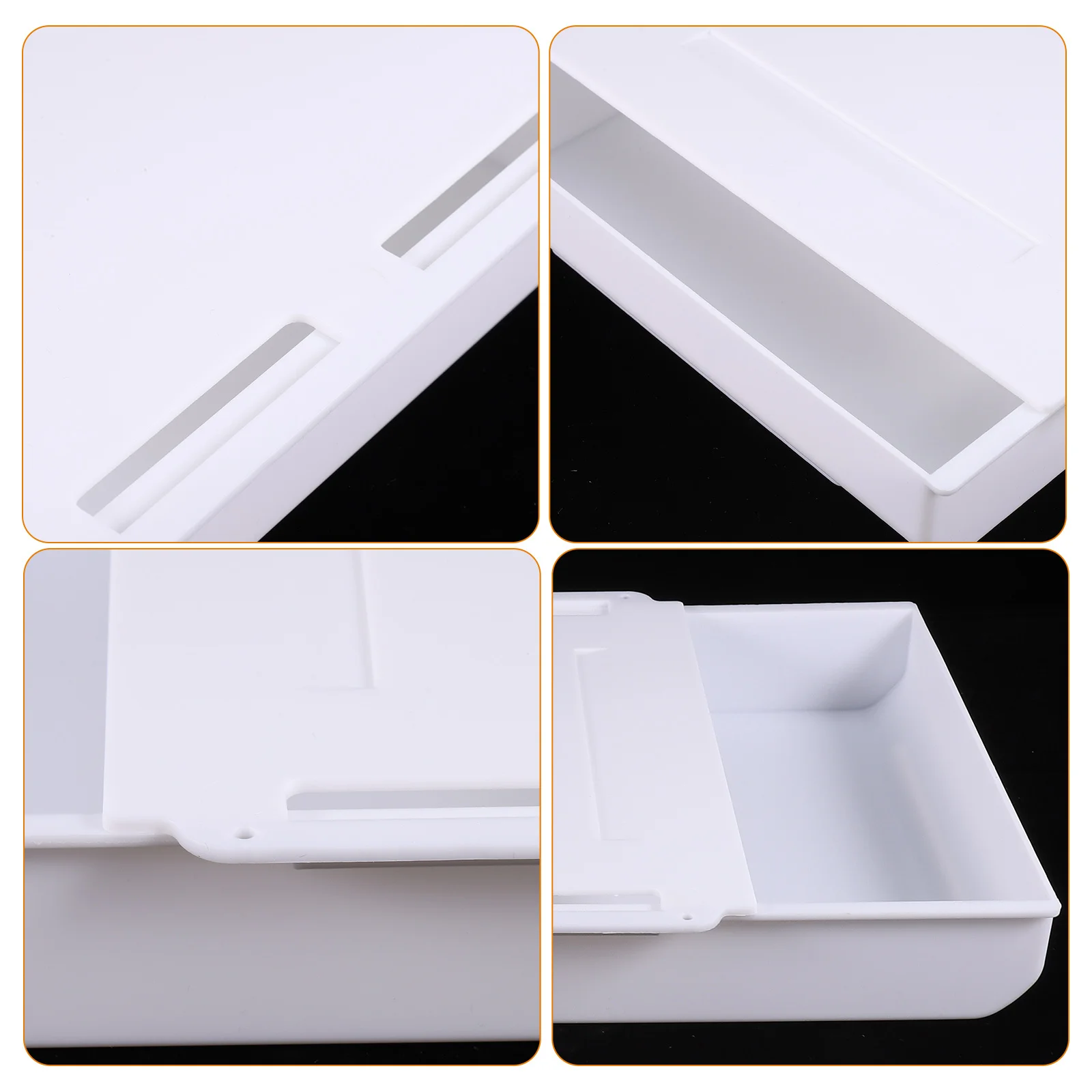 

Sticky Under Desk Drawer Large Capacity Storage Box For Stationery Office Supplies Organizer Under Table Desktop Home