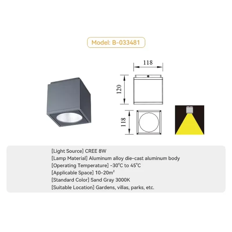 Wall Lamps Outdoor Light Custom Waterproof Modern Wall Lights Exterior Garden Park Villa Wall Mounted Lights