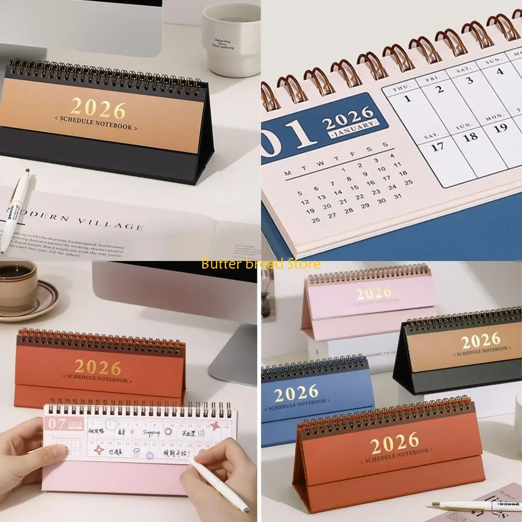 

W89C 2026 Calendar Desktop Calendar Horizontal Planner Household Calendar
