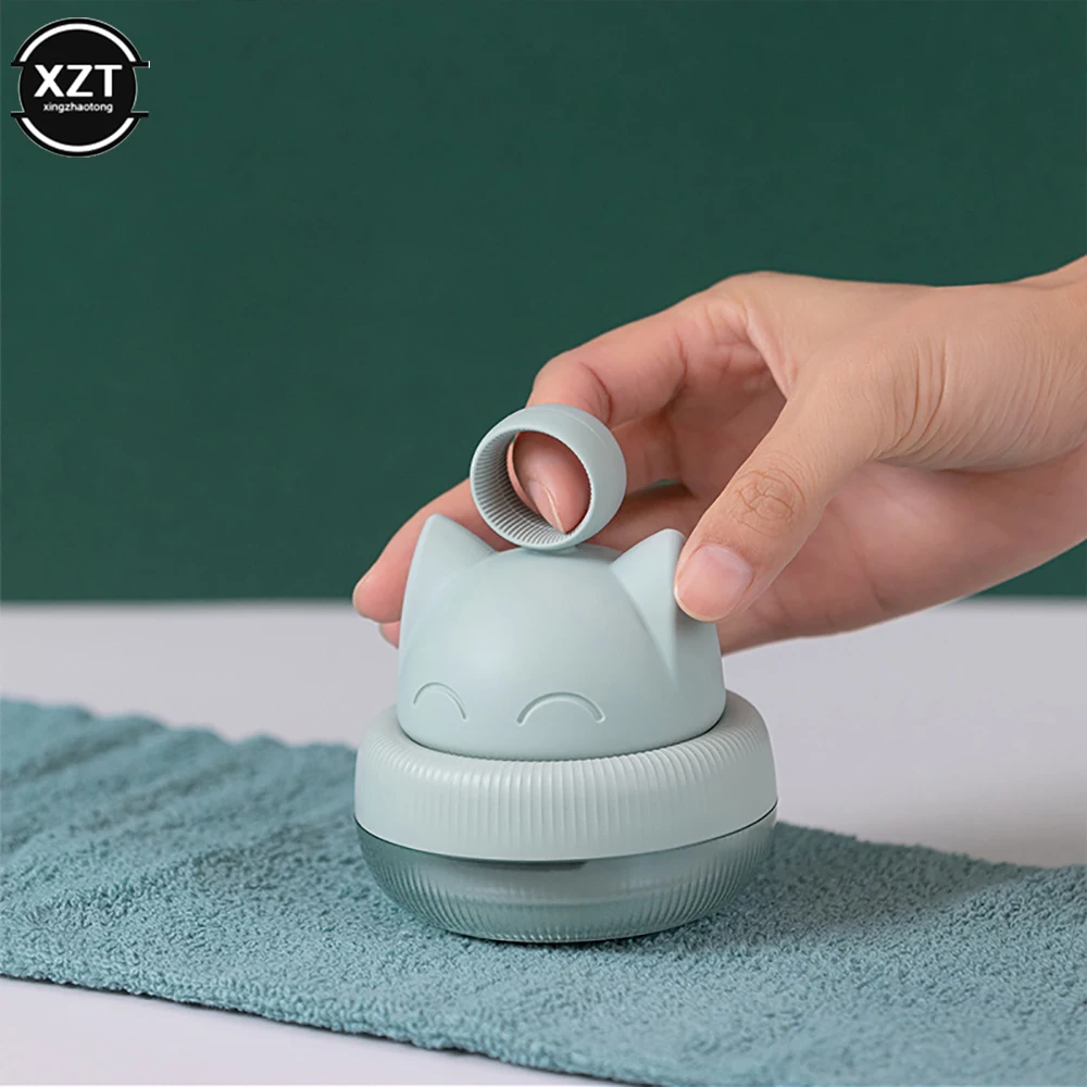 

New Electric Ball Trimmer Clothes Hair Clipper Remover Portable Cute Cat Shaped Shaving Machine For Sweater Quilt Smart Home Kit