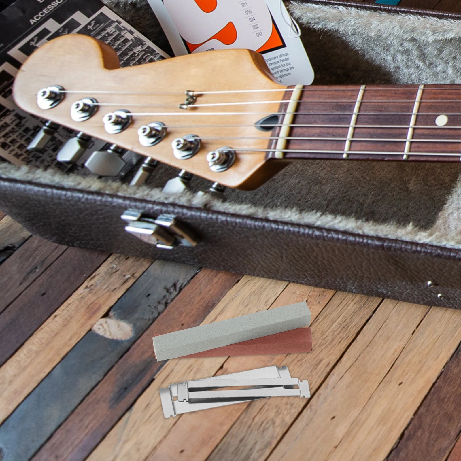 

Guitar Silk Grinding Stone Fret Leveling File Sanding Auxiliary Tools Files Gasket