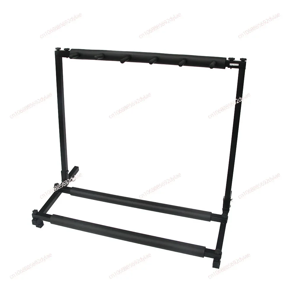 

Universal Multi Guitar Floor Stand Iron Frame Bracket Holds 3/5/7/9 Guitar Display Stand Folding Guitar Stand