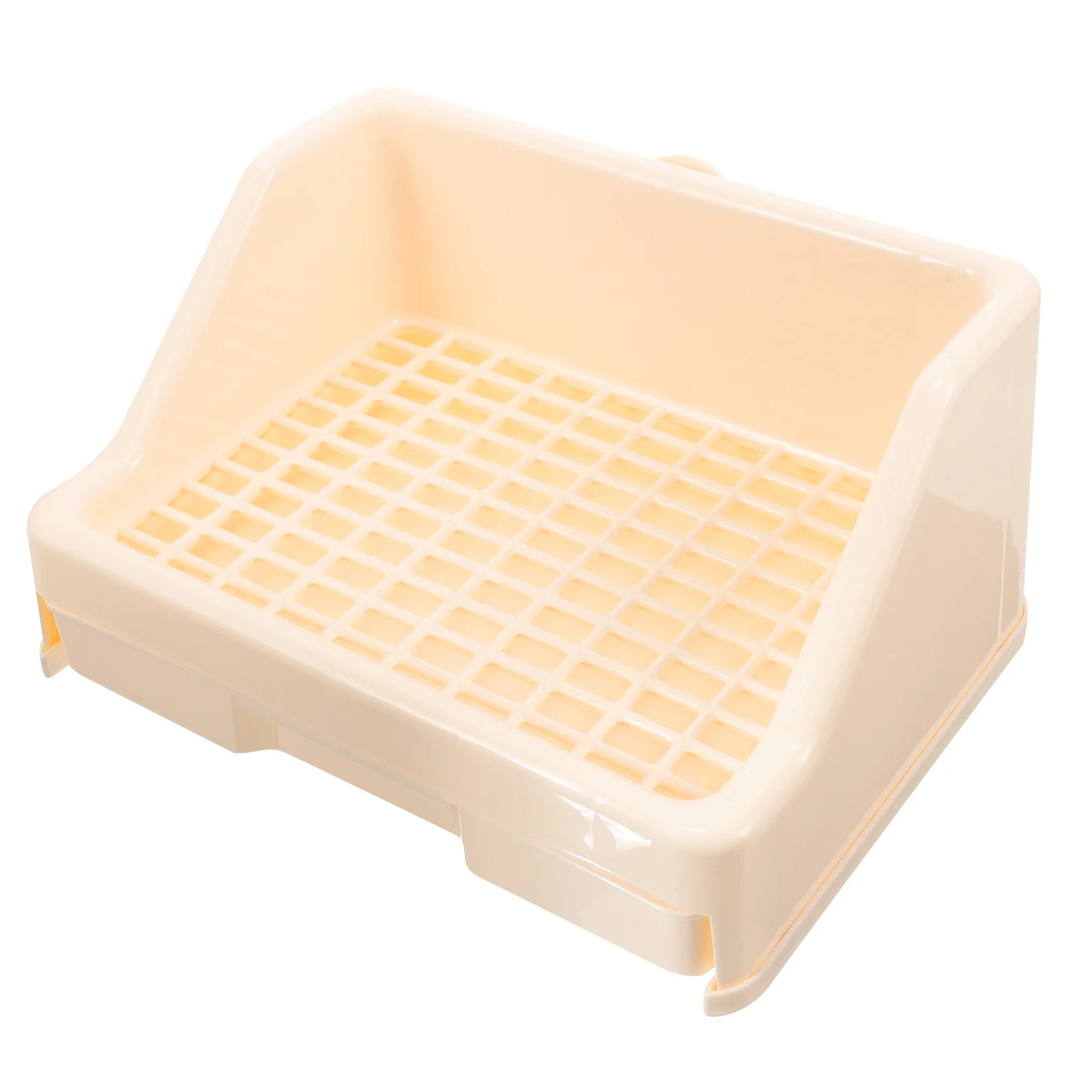 

Pet Rabbit Toilet Splashproof Removable Grid Cage Toilet Bunny Litter Box Hamster Guinea Pig Training Potty Anti Spill