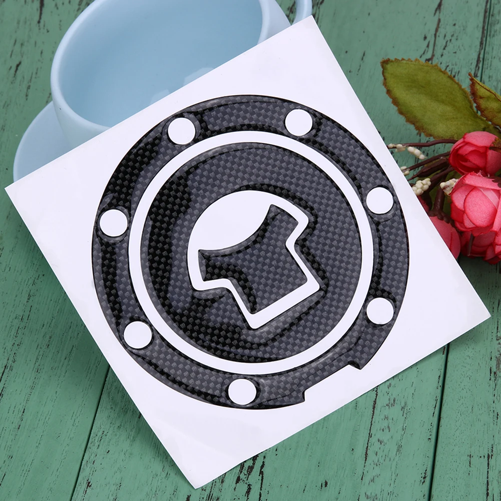 

Motorcycle Gas Tank Cap Sticker Black Motocycle Tank Protector Rubber Motorcycle Tank Pad Decal for Suzuki Moto Accessoires