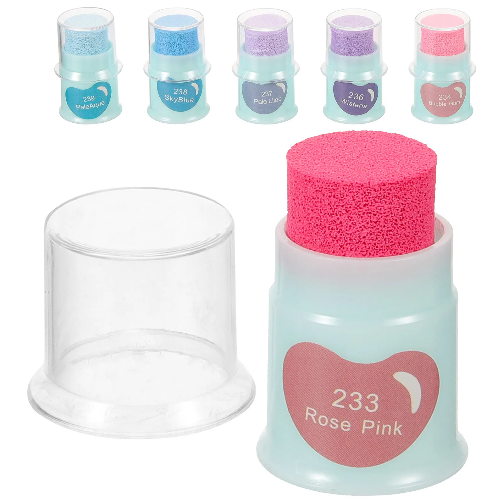 6pcs Finger Painting Ink Pad Crafts Washable Colorful Stamp Sets for Kids Creative Office Supplies Craft Tools