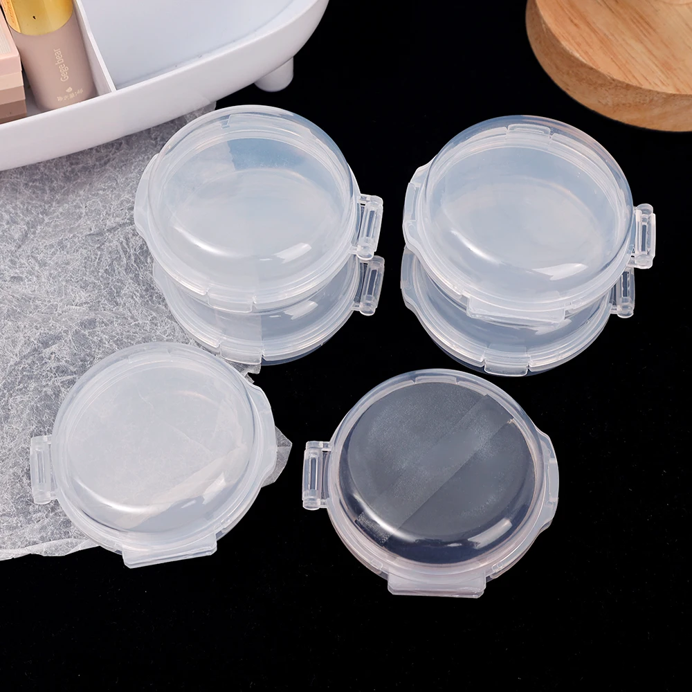 Double-layer Folding Powder Puff Boxes Breathable Moisture-proof Enlarged and Thickened Air Cushion Puff Storage Box Makeup Case