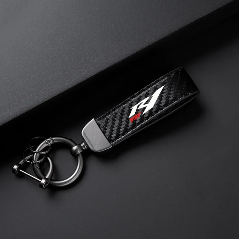 For YAMAHA YZF R1 YZF-R1 YZFR1 R1s Keyring Carbon Fiber Textured Motorcycle Keychain Metal Carbon Fiber Leather Key Chain Logo