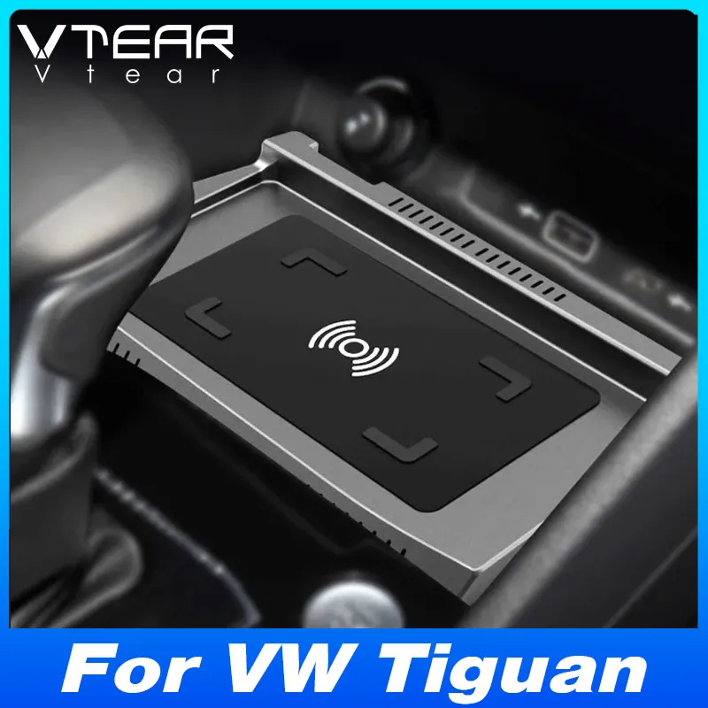 

For VW Tiguan MK2 (2018-2024) Wireless Car Charger - Fast Charging Mobile Phone Panel Adapter | Car Modification Accessory