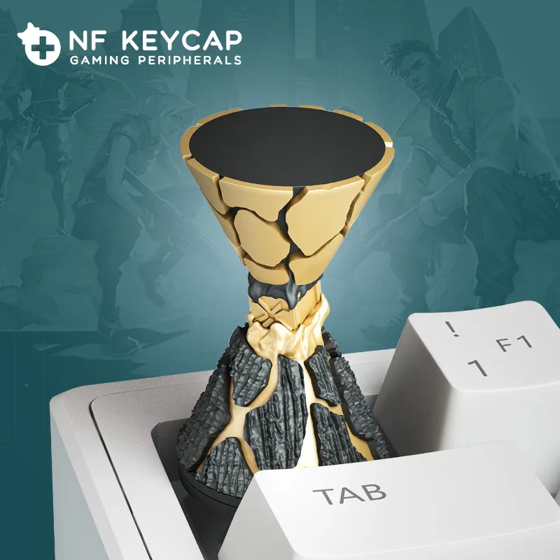 

Valorant Keycap Resin Material Cool Game Peripherals Artisan Personalize Customized Gamer Keycap Gift for Keyboard Accessories