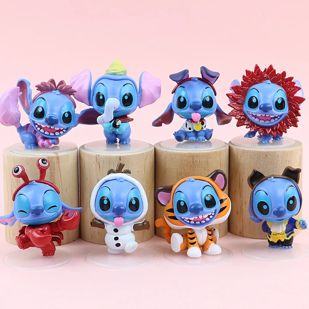 Nouveau point boîte aveugle Figure croix Dressing série dessin animé chambre décoration modèle poupée figurine jouets fille cadeau d'anniversaire