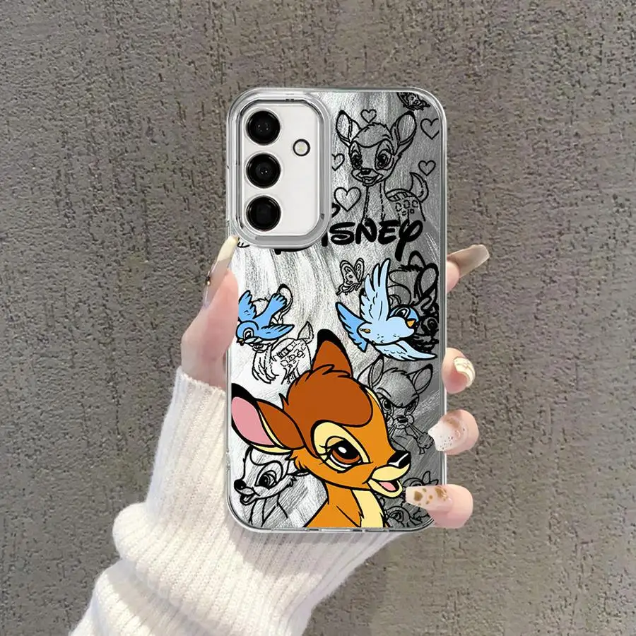 Custodia posteriore Phoen per Samsung Galaxy A24 A35 A36 A13 A14 A55 A33 A34 A26 A23 A21s A51 A52 A15 A16 Disney Bambi Deer