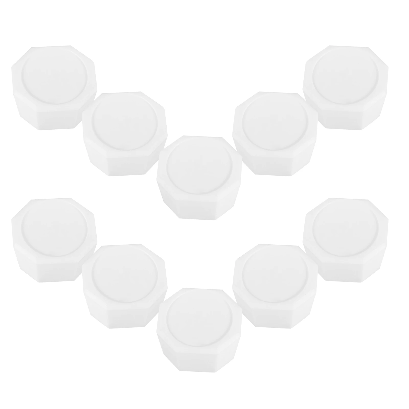 10 pcs Handle End Caps Antislip Design Durable Material Easy Installation For Competition Training Racketball Accessories Handle