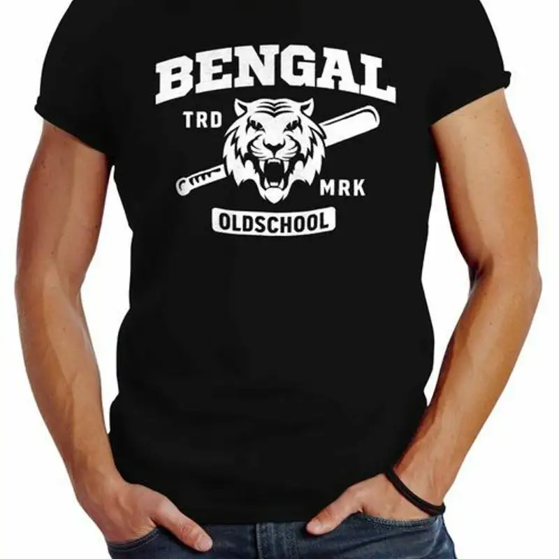Herren TShirt Bengal Tiger Baseball Sport USA Fashion Streetstyle Neverless®