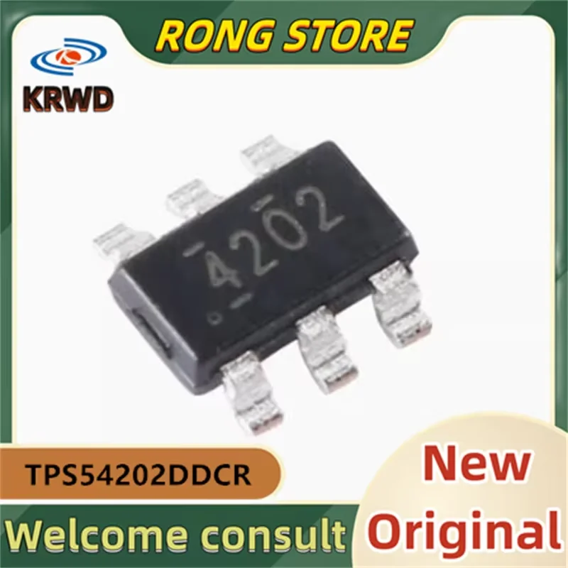 (25PCS/50PCS)  4202 42O2 New and Original Chip IC TPS54202DDCR TPS54202DDC TPS54202 4202 sot23-6