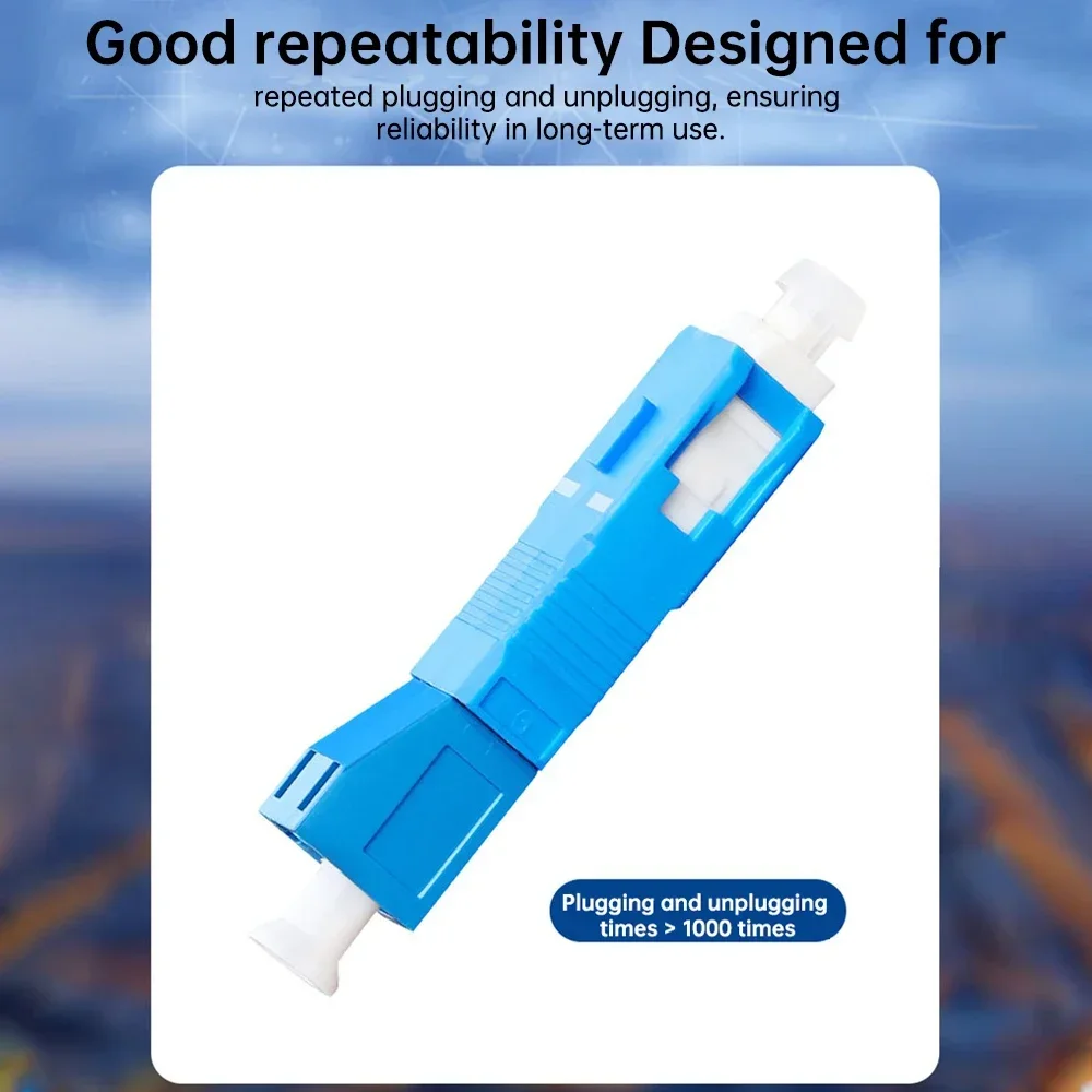 Natalink SC/UPC Maschio a LC/UPC Femmina Connettore in fibra ottica FTTH Adattatore monomodale per localizzatore visivo di guasti Misuratore di potenza ottica