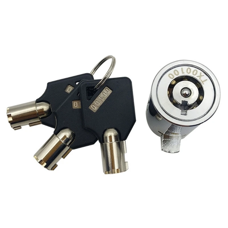 Alloy Lock Universal Size Keys Vending Machine Cylinder Lock Keys Cabinet Anti-pry Lock With Keys