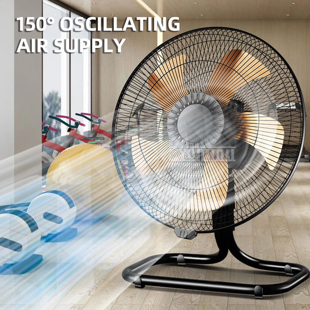 강력한 선풍기 산업용 흔들리는 머리 바닥 팬 20인치 고출력 테이블 선풍기