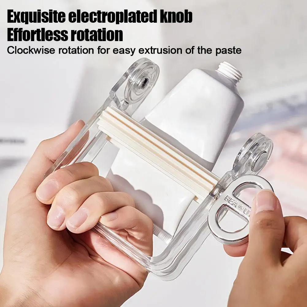 Modern Toothpaste Squeezer Multifunctional Toothpaste Tube Squeezer Clip-on Facial Cleanser Squeezer Bathroom Supplies