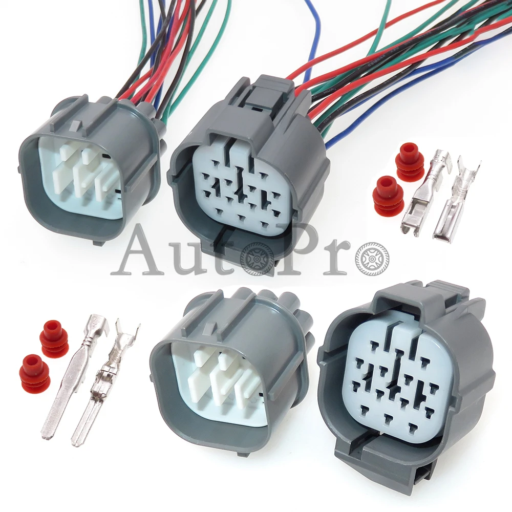 1 Set 14 Hole 6189-0136 6918-0337 AC Assembly Auto Electric Wire Plug 6181-0077 Automotive Connector Car Waterproof Socket