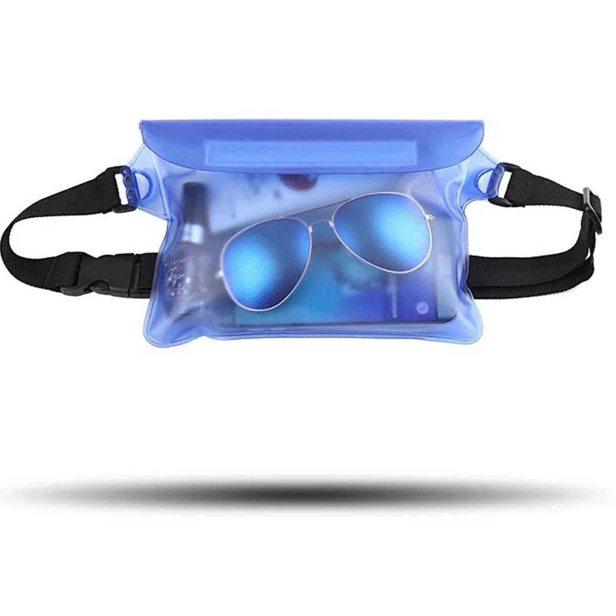 1PC Swimming Bag Phone Bag Transparent Sealed Touch Screen Beach Drifting PVC Outdoor Sports Waterproof Waist Bag