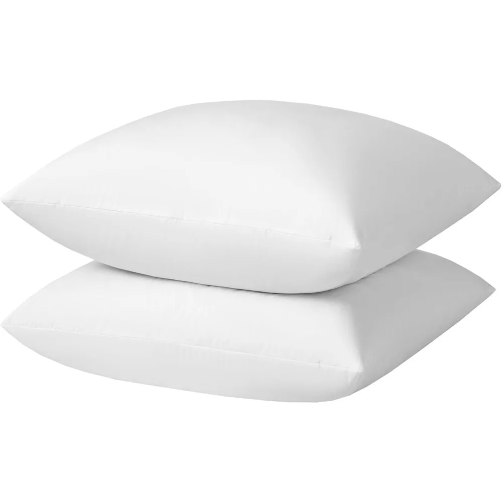 

Pillow Inserts 30x30 inch - Feather and Down Fill - Cotton Fabric - Set of 2 Throw Pillow Insert