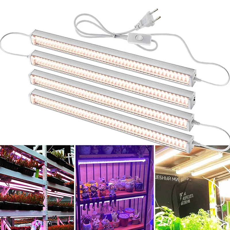 Spectre complet élèvent la lumière LED lampes de culture plante lumière haute efficacité lumineuse Phytolamp pour la culture de semis de fleurs de