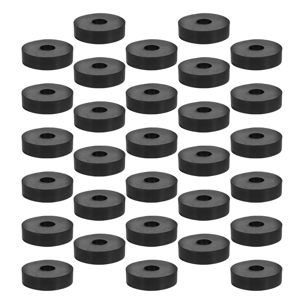 

30 Rubber Shock Pads Vibration Reduction Thick Washers Screws Bolts Grommets Isolation Pads Washer Appliances Machine Noise Anti
