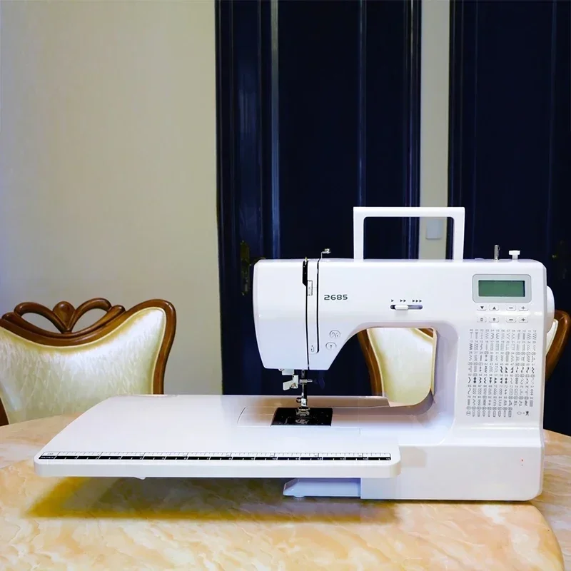 Premium Multifunctional Household LCD Display Sewing Machine 220V 36W Mute Embroidery Buttonhole Sewing Machine