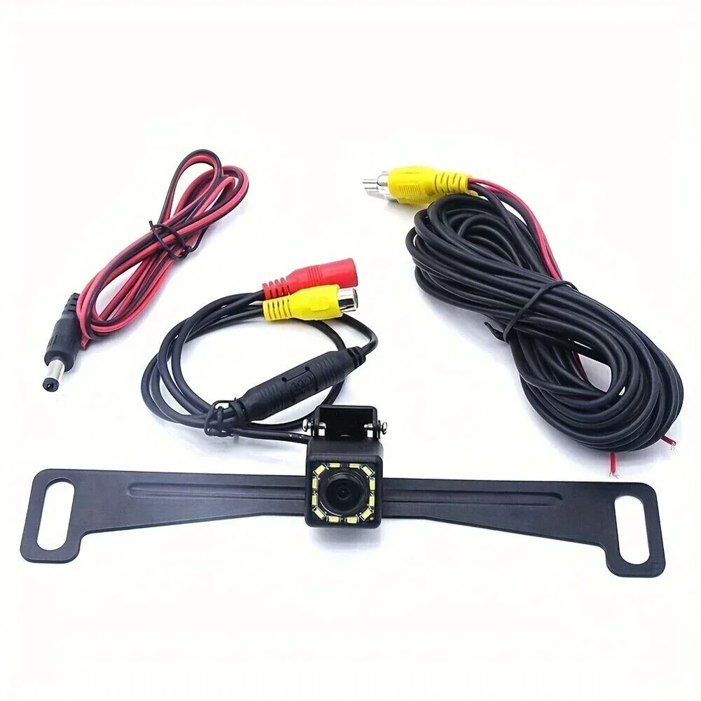 

Hot Sale License Plate Holder Car Rear View Camera 12 LED For American Style License Plate Holder Camera Accessorie