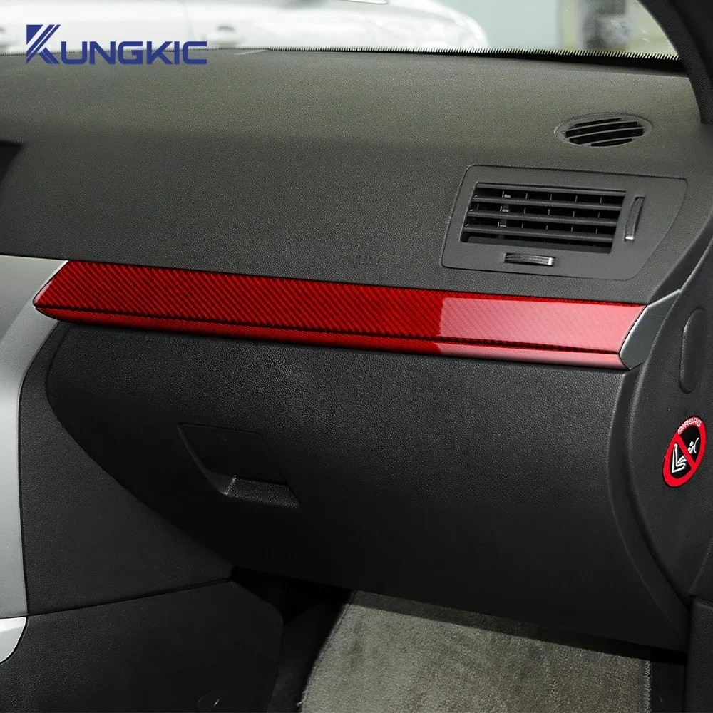 

Car Driver Headlight Switch Trim Real Soft Carbon Fiber Sticker For Vauxhall Opel Astra H MK5 2004 2005 2006 2007 2008 2009 2010