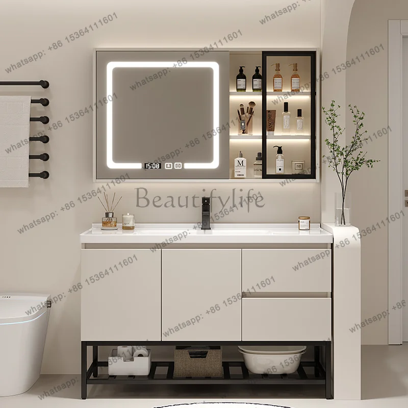 PG Sink Drawer House Furniture Ese Toilet Glass Kitchen Cabinets Modern Bathroom Cabinet With Washbasin Washing Machine Cabinet