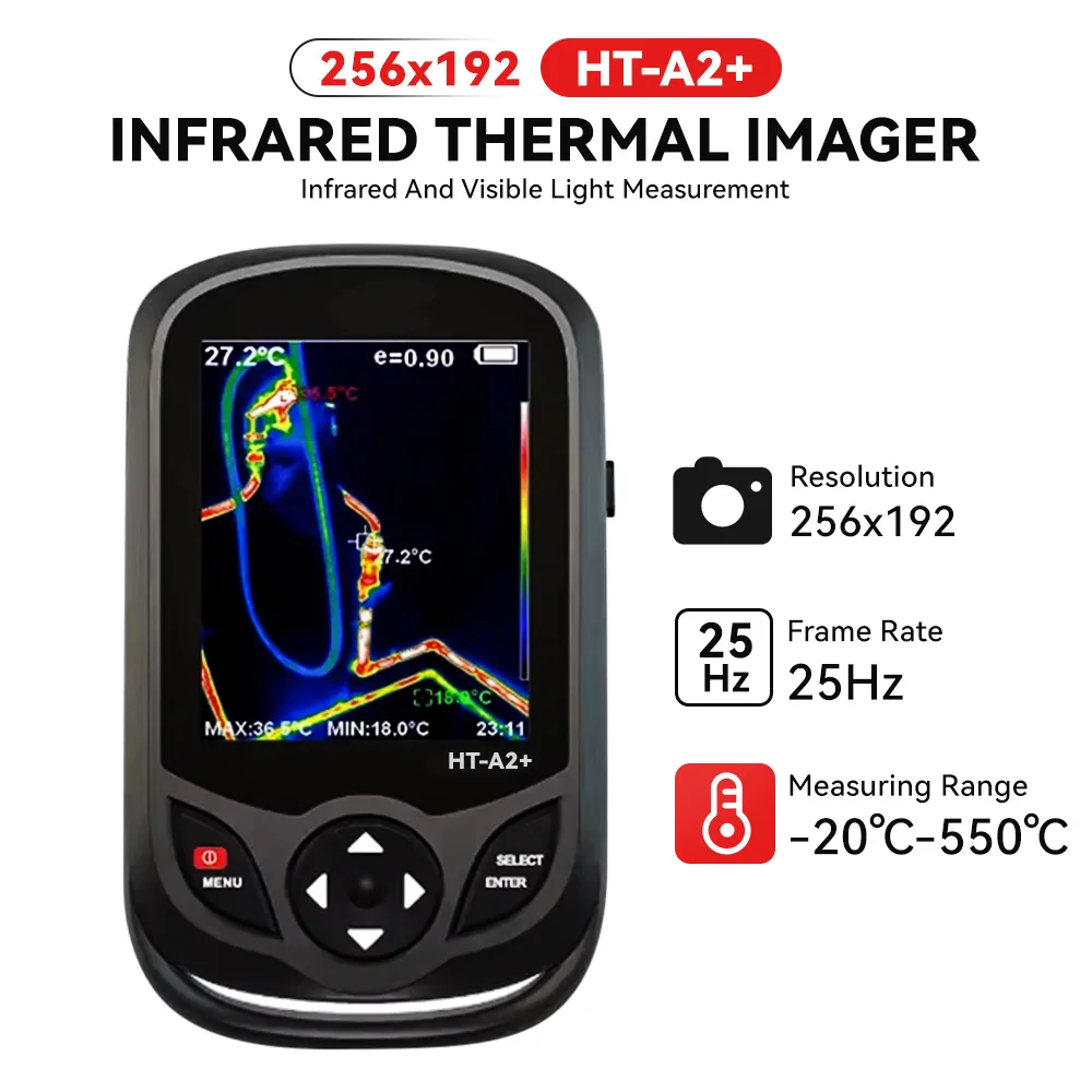 Infrared Imager Mini Pocket-Size Thermal Imaging Camera,IR 256 * 192 3.2