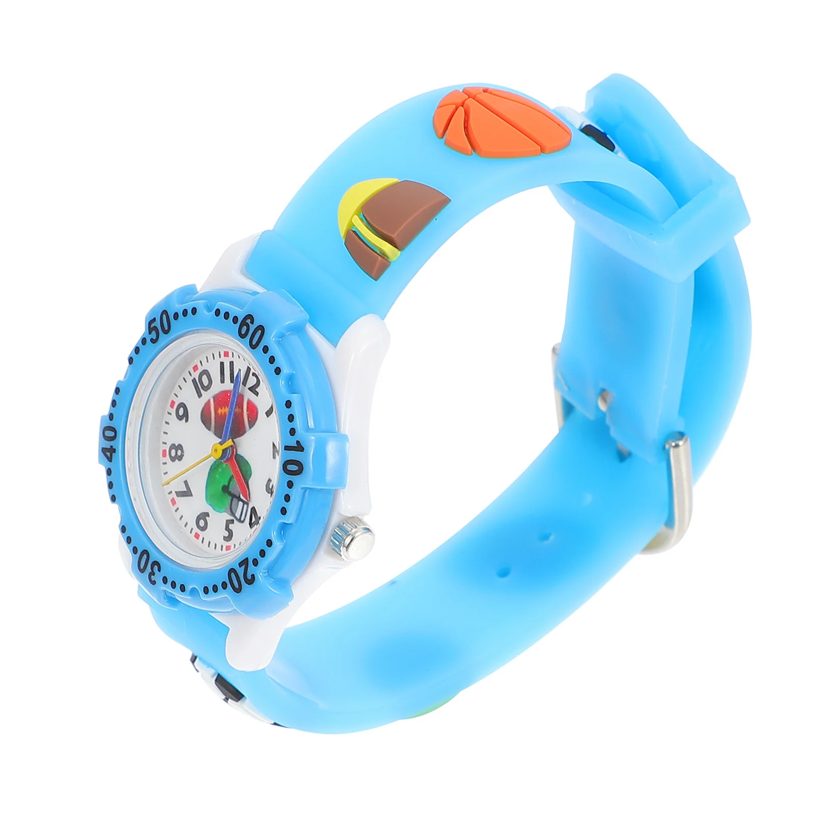 ساعة رياضية كارتون كرة القدم موضوع ساعة اليد براعة رائعة ملابس مريحة هدية ل