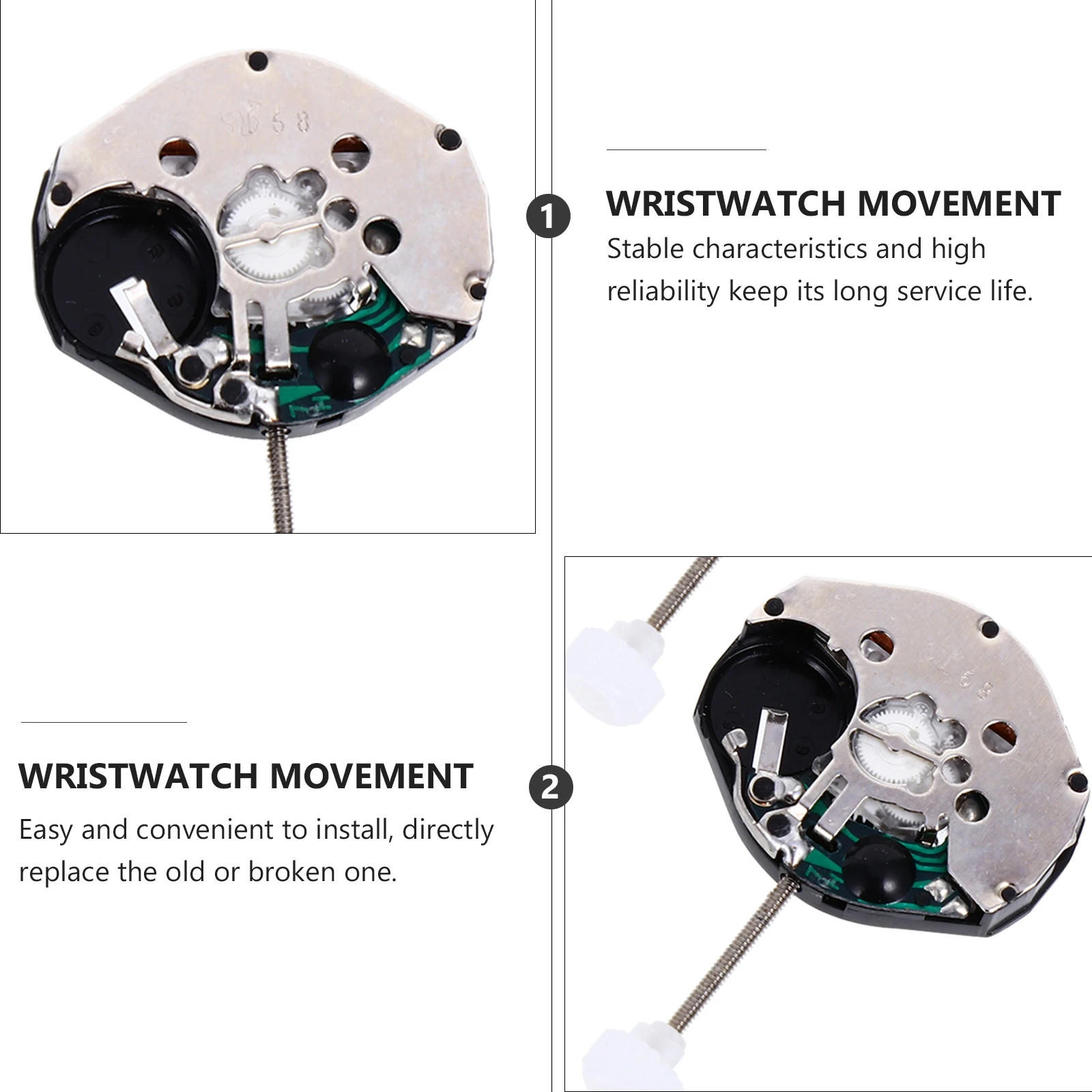 

5 Pcs Quartz Watch Movement Replacement Parts Fittings Wristwatch Supply Tool Repair Kit Accessories Set