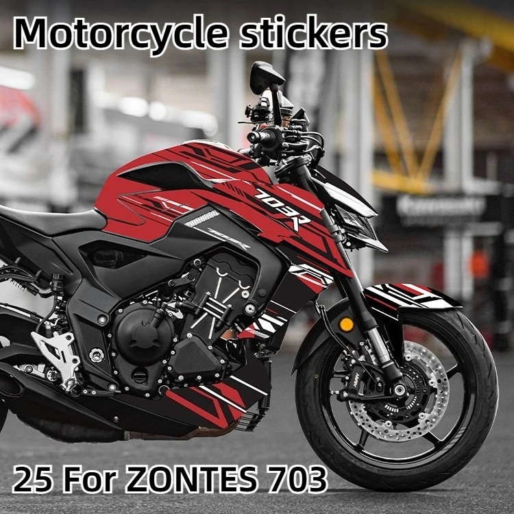 For ZONTES 703R Personalized custom motorcycle stickers Full vehicle print film coating protection for accessory installation