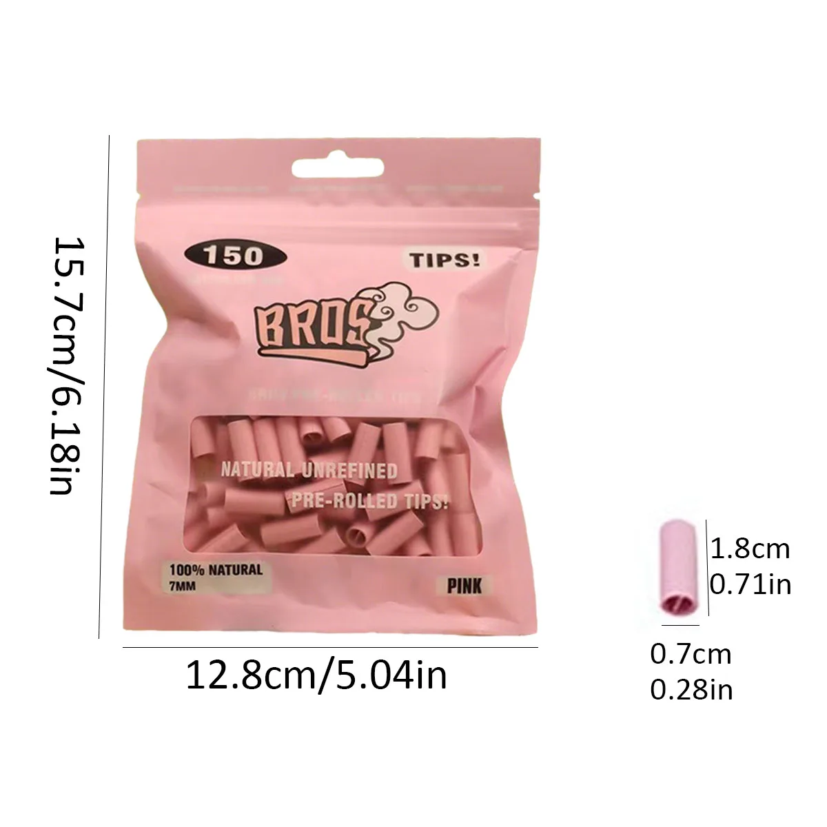 150 Pieces/Pack New Style Cigarette Filters Portable Pre-Rolled Cigarette Filters High-Quality Cigarette Filters Cigarette Paper Filters Smoking Accessories Tobacco Products Great Gift Suitable for Giving to Family and Friends Christmas Halloween Valentine's Day Father's Day Mother's Day Birthday Parties New Year