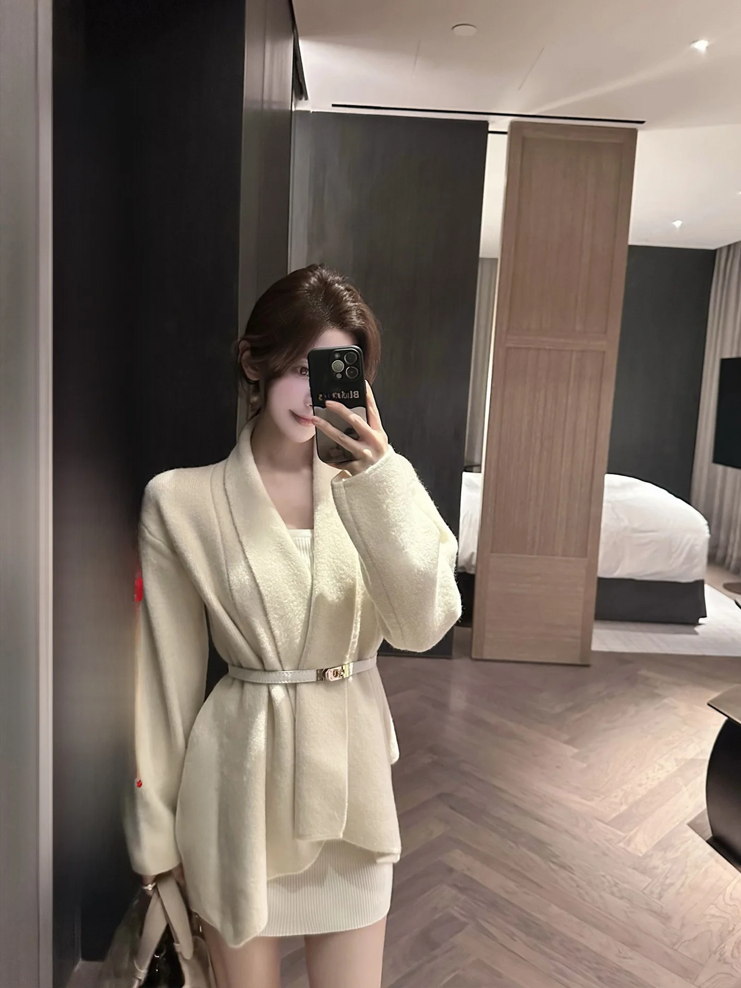 

Женский асимметричный вязаный кардиган CCZEE осенний, свободный, с открытым передом, в стиле Lazy Row System, нерегулярный крой, верхняя одежда