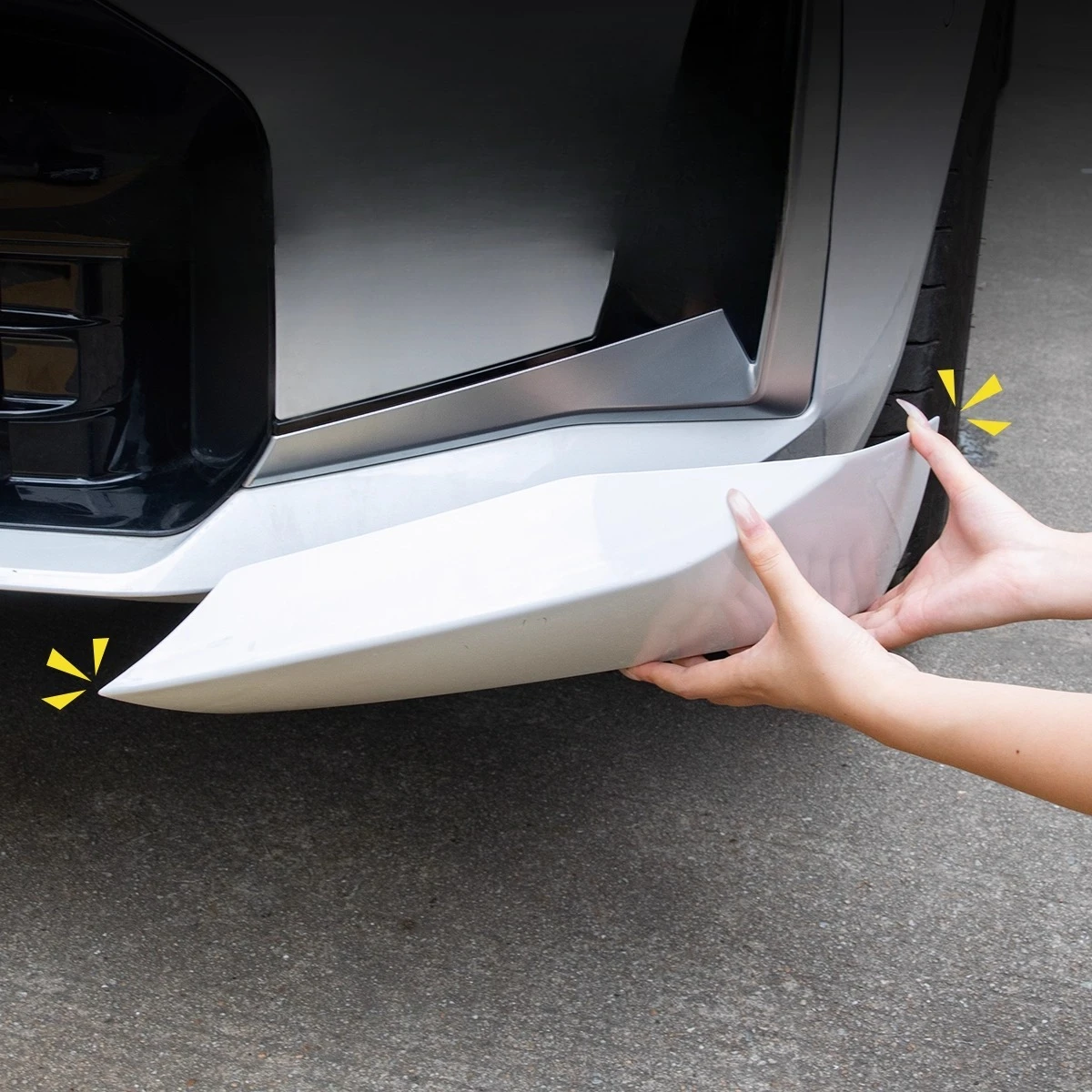 

For BMW X3 2025 2026 G45 Front Bumper Corner Protector ABS Anti-collision Protective Sticker Exterior Decoration Accessories