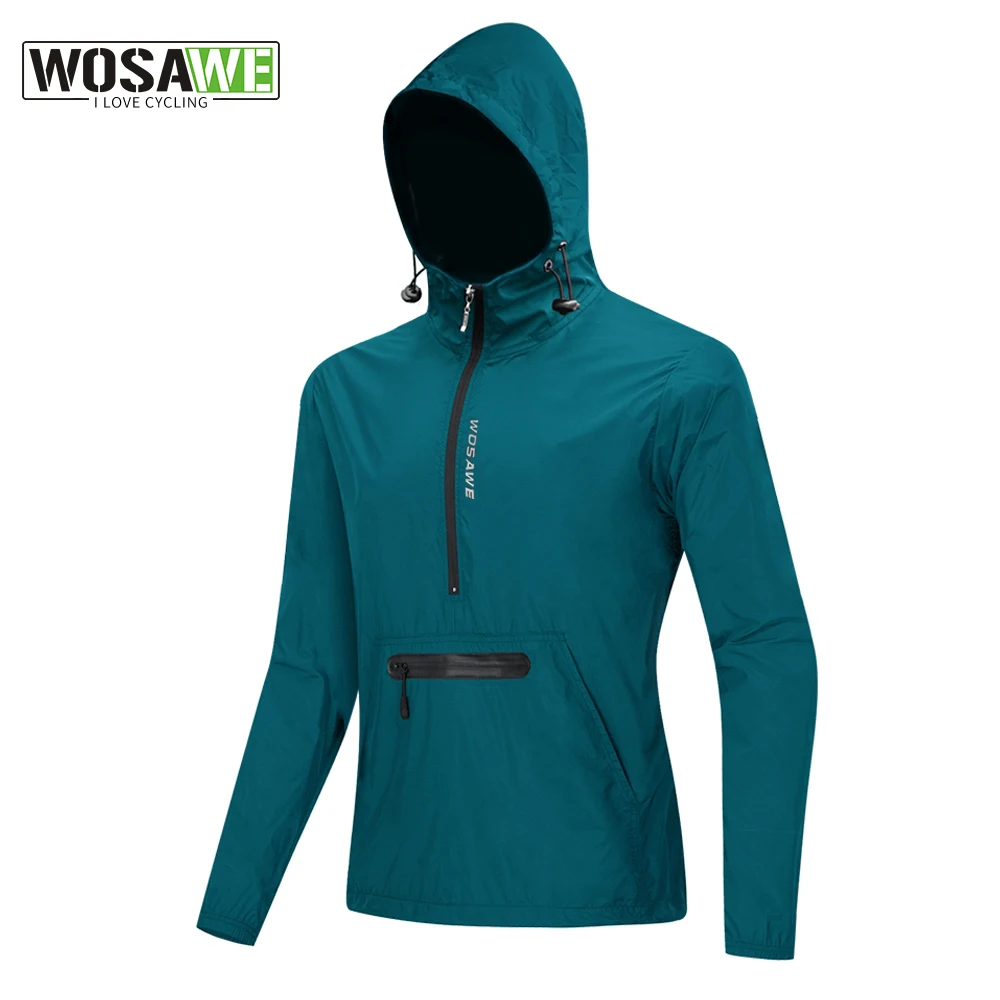 

WOSAWE Men Running Jacket Sports New Yoga Gym Quick Dry Long Sleeves Breathable Training Female Workout Slim Zipper Coat M-3XL