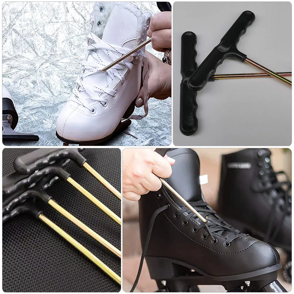 

5Pcs Shareable Shoelace Tighteners Durable TShaped Pullers Ice Hockey Helpers