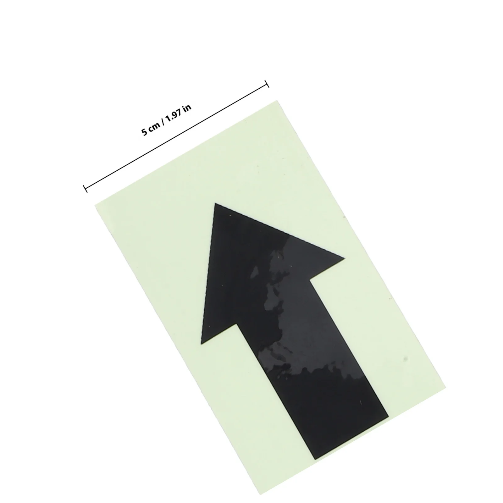 1 لفة تتوهج في شريط السهم الداكن ملصقات أرضية مضيئة علامات اتجاهية عاكسة للسلامة الداخلية والخارجية مقاومة للماء