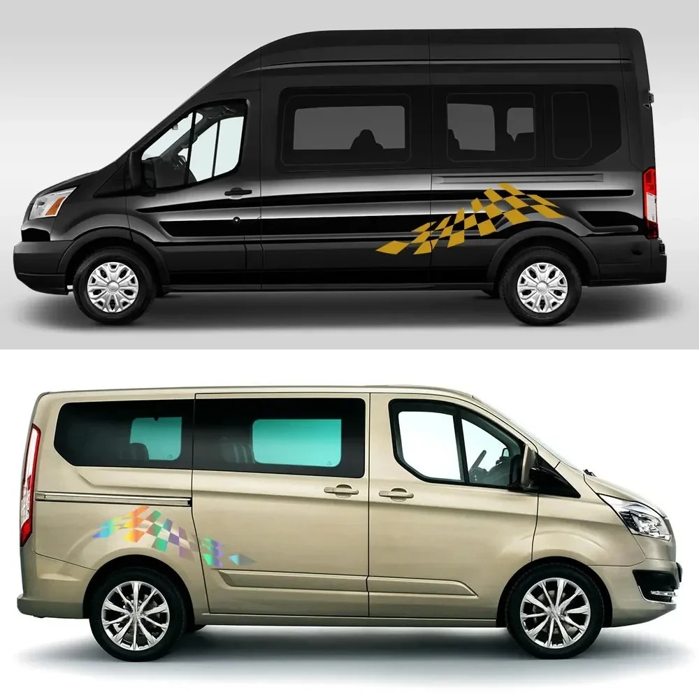 Car Body Side Stickers for Camper Van Motorhome RV MPV Caravan Graphics Racing Sport Vinyl Decor Decals Auto Tuning Accessories view 4