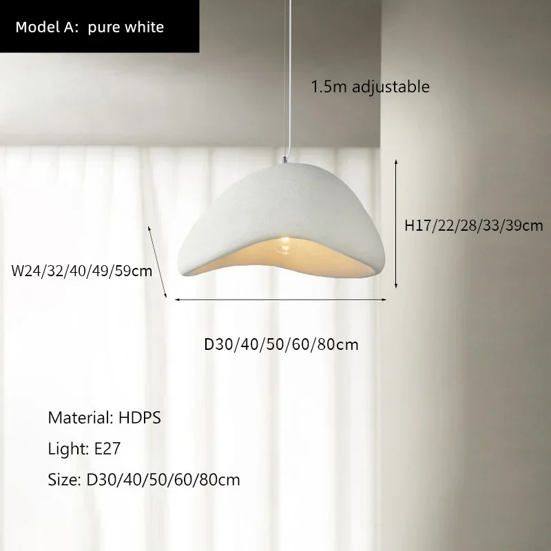 VIGOUS Nordic Wabi Sabi Pendelleuchte 3