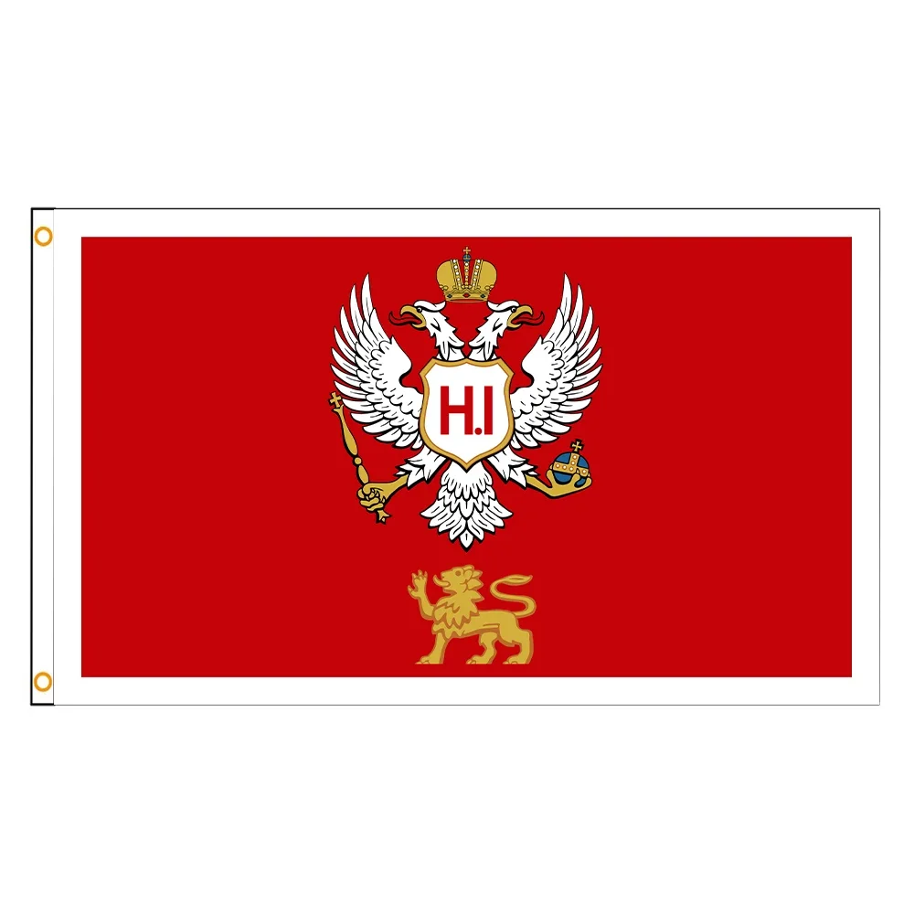 FLAGDOM 90x150cm Flag of Montenegro Polyester Printed Flag of History of Montenegro Banner For Decor(Montenegro FLAG)