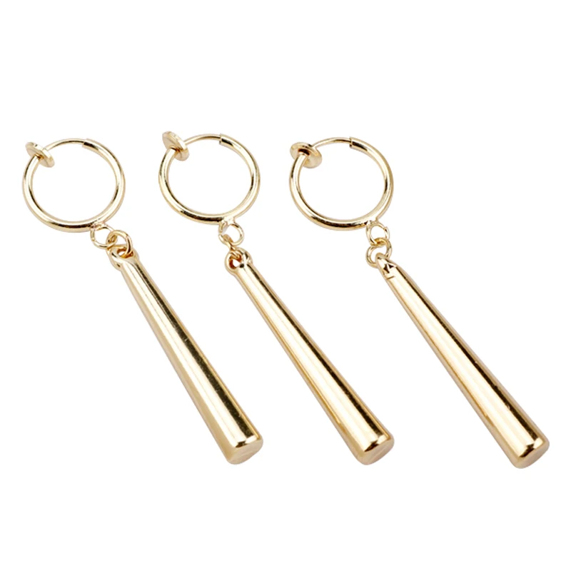 أنيمي رورونوا زورو تأثيري أقراط سورون الأذن كليب الذهبي الفضة اللون قلادة هوك أقراط للنساء الرجال المجوهرات المشجعين الهدايا