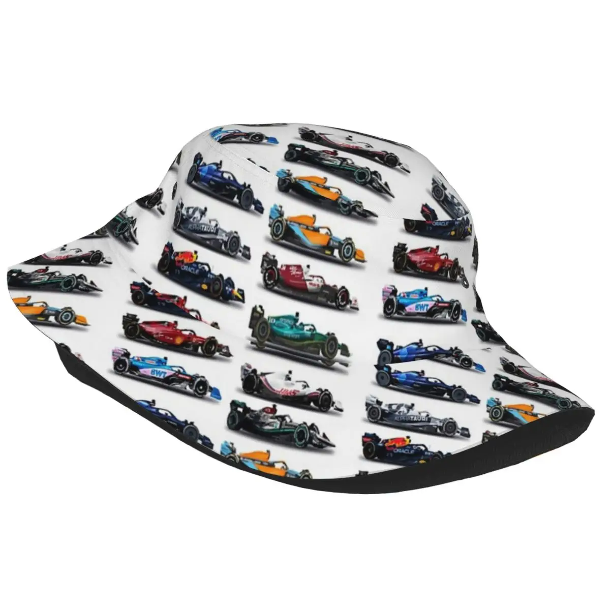 F1 All Cars 2022 Bucket Hats Panama Hat Children Bob Fisherman Hats For Summer Fishing Caps Man Woman view 2